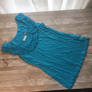 Ruffle tank top